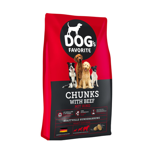 Happy Dog Dogs Favorit sucha karma dla dorosłych psów WOŁOWINA 15kg