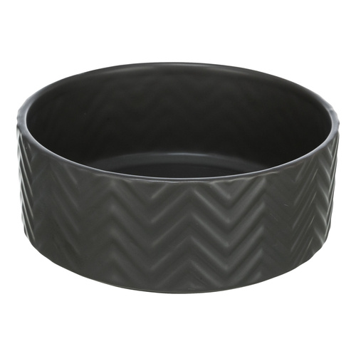 Trixie Miska ceramiczna Pies Kot czarny mat 900ml