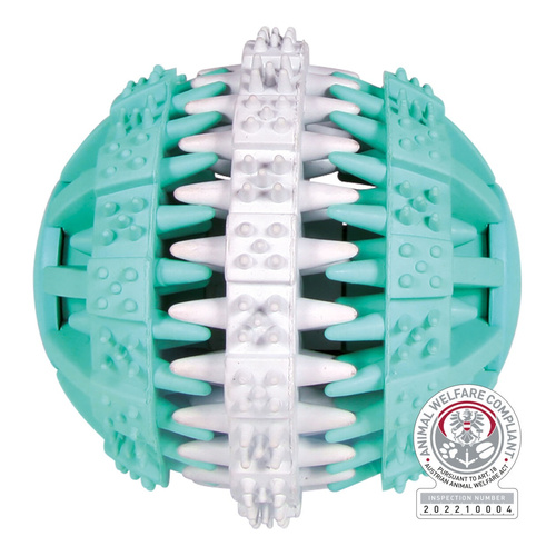 Trixie DENTAfun PIŁKA miętowa KAUCZUKOWA 7cm