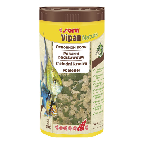 Sera Vipan Nature 1000 ml płatki - pokarm premium
