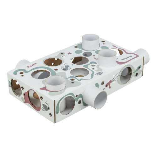 Trixie Cat Activity Paws'n'Treats Box, zabawka edukacyjna, dla kota, karton, 35 × 7 × 20 cm