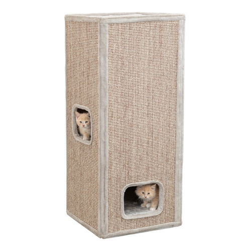 Trixie Juno, wieża dla kota, szara, 116 cm, trzypoziomowa