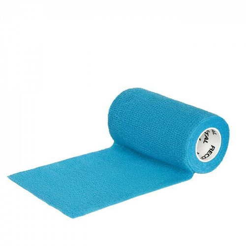 Bandaż kohezyjny samoprzylepny elastyczny niebieski 10 cm x 4,5 m