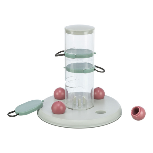 Trixie Cat Activity Gambling Tower, zabawka edukacyjne, dla kota, plastik, 25 × 27 cm