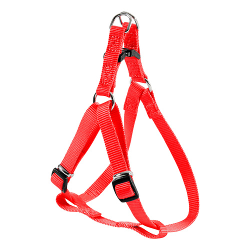 Zolux Szelki dla psa nylonowe "step in" 10 mm kol. czerwony