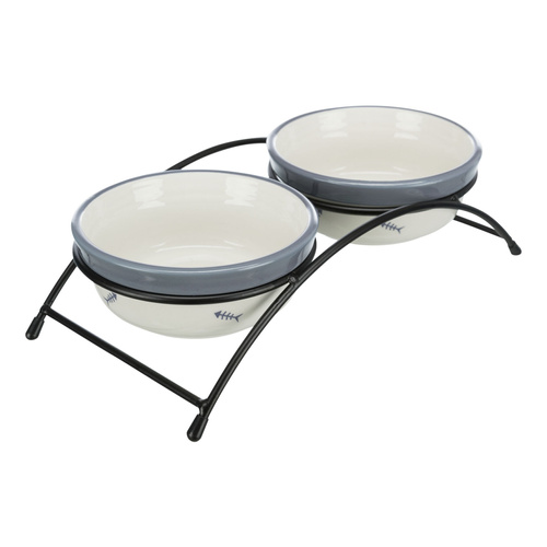 Trixie MISKI CERAMICZNE dla kota NA STOJAKU MISKA