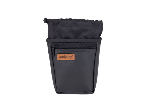 amiplay Torebka na przysmaki New York 10x7x14cm Czarny
