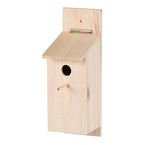 Trixie BUDKA DLA PTAKÓW/ SIKOREK 12 x 26 x 12 cm, DREWNO