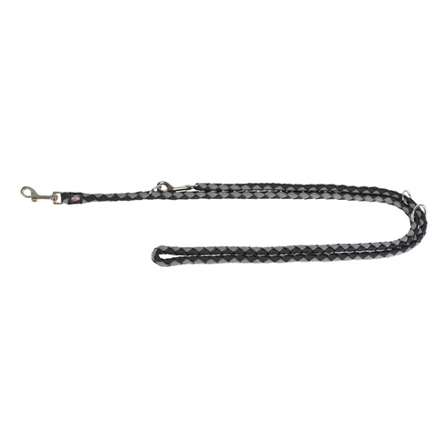 Trixie Smycz regulowana Cavo S-M 2m/12mm czarny/grafit