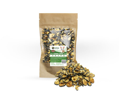 ProHerbs Cukinia chipsy 100g - chrupiąca, lekka i smakowita przekąska!