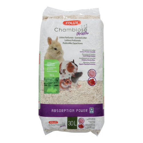 ZOLUX Ściółka dla królika i gryzoni Chambiose Fresh 30 l porzeczka