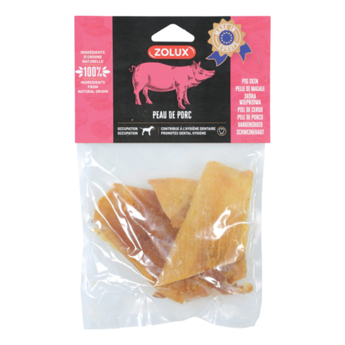 Zolux Przysmak naturalny dla psa Skóra wieprzowa 100 g