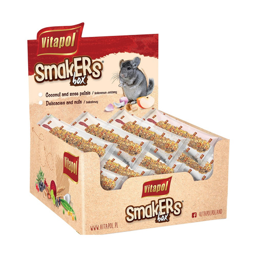 Vitapol smakers box  bakaliowy dla szynszyli 12szt/box