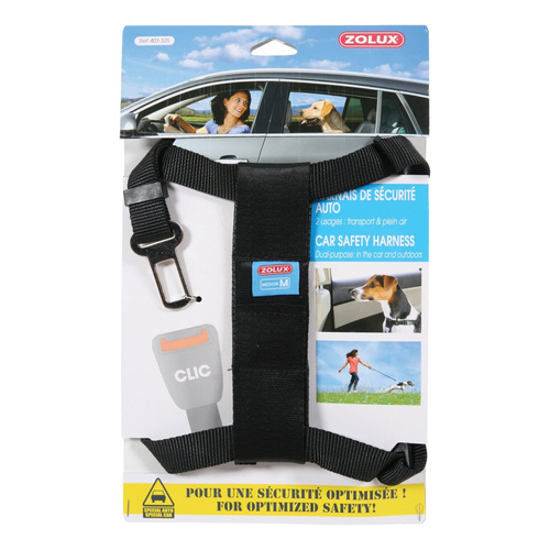ZOLUX Szelki bezpieczeństwa dla psa do samochodu średnie