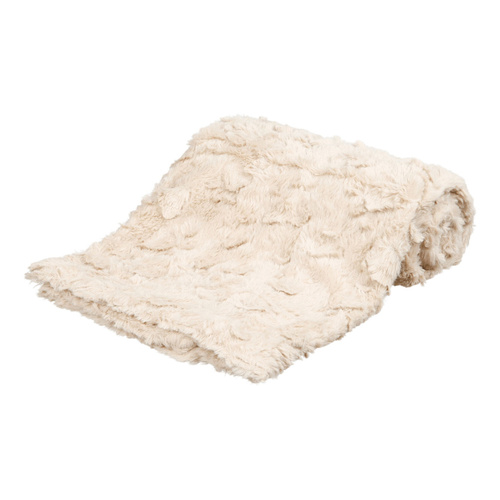 Trixie KOC PLUSZOWY narzuta COSY psa 100x70cm beż