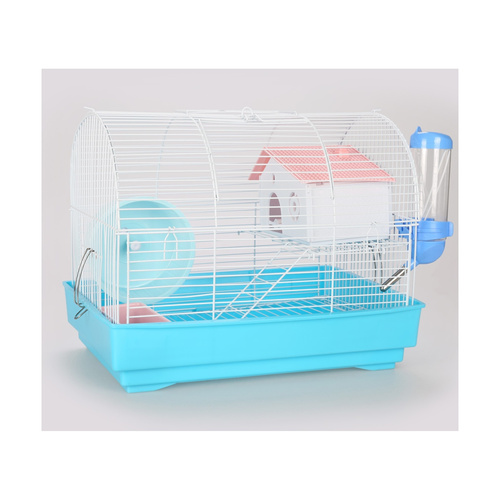 Panama Pet Klatka dla gryzoni 33x23x26 cm biało/niebieska