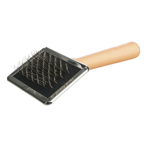 Trixie SZCZOTKA drewniana z GRZEBYKIEM 6x4x13cm