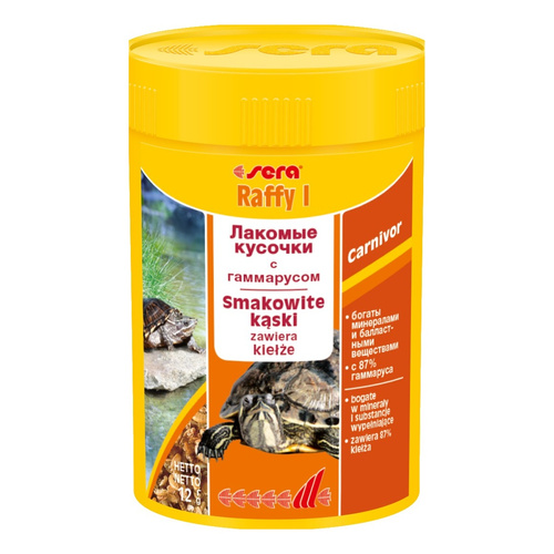 Sera Przysmak Przysmak Raffy I Nature 100 ml gady