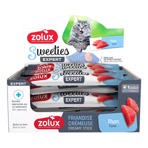 ZOLUX Przysmak kremowy dla kota SWEETIES z tuńczykiem 14 g