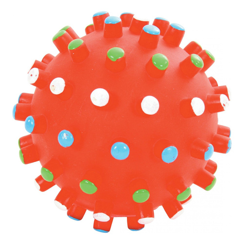 ZOLUX Zabawka winylowa dla psa Piłka z wypustkami 10 cm