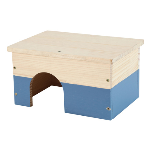 ZOLUX Drewniany domek dla kawii domowej NEOLIFE kol. niebieski