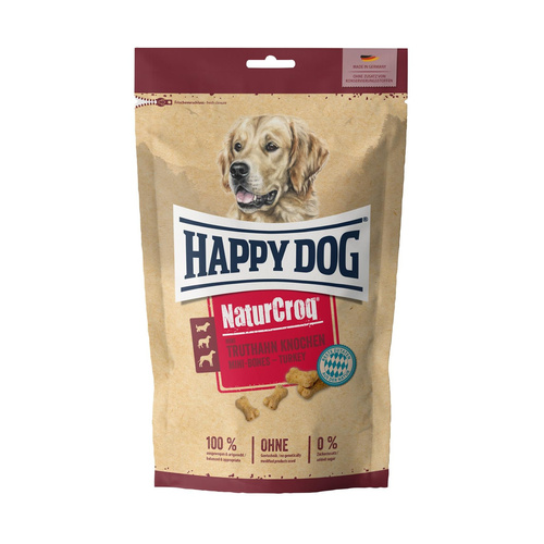 Happy Dog NaturCroq Mini Ciastka INDYK dla małych ras 700g