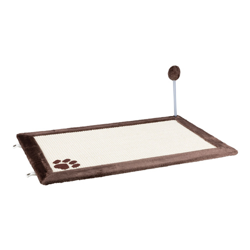 Trixie DRAPAK brązowy DUŻY MATA 70x45cm