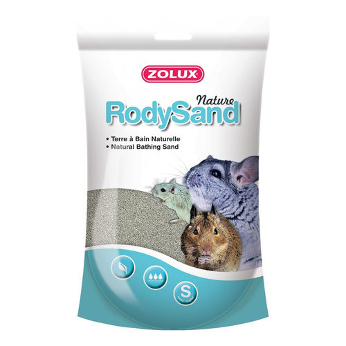 ZOLUX Piasek do kąpieli dla szynszyli, koszatniczki RodySand 2l