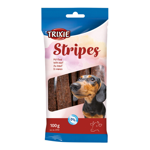 Trixie Paski  Stripes z mięsem WOŁOWINA 10szt/100g