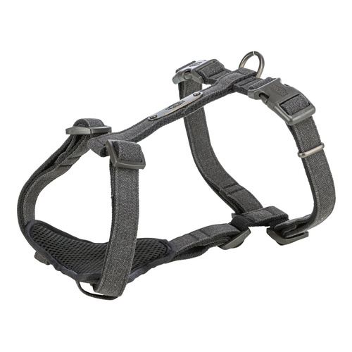 Trixie CityStyle, szelki typu H, dla psa, bawełna, czarne, XS-S: 30-44 cm/10 mm, czarne