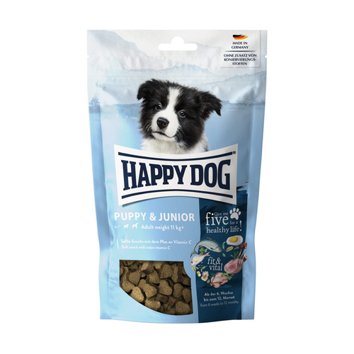 Happy Dog Fit & vital Puppy & Junior Soft Snack, przysmak, dla szczeniąt, 100 g
