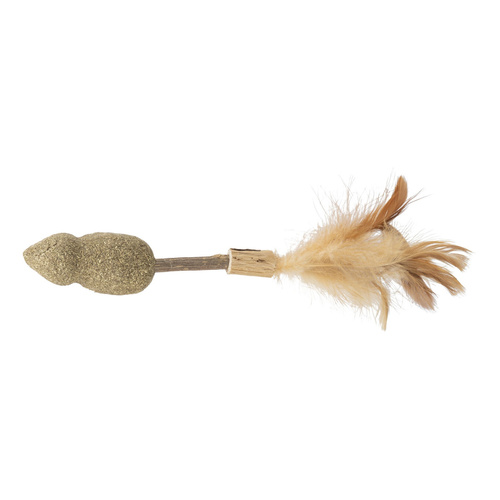 Trixie Matatabi Lolly, zabawka, dla kota, w kształcie myszy, 20 cm, z piórkami i kocimiętką