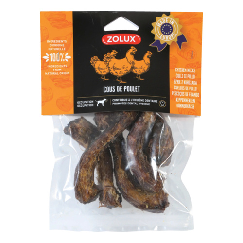 Zolux Przysmak naturalny dla psa Szyja kurza 150 g