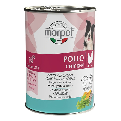 Marpet  Æquilibriavet Kurczak- Monobiałkowa Mokra Karma Dla Psa 400g