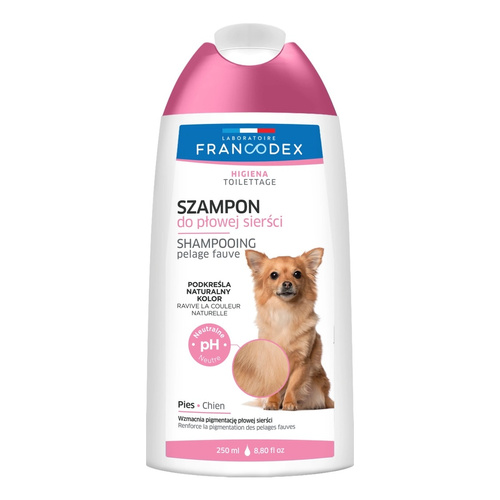 FRANCODEX PL Szampon dla psa do płowej, brązowej sierści 250 ml