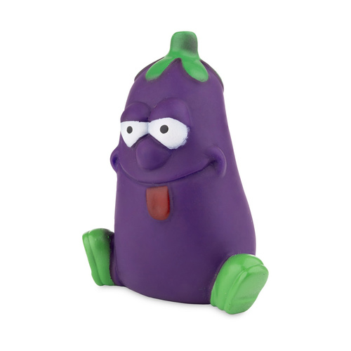 Barry King Zabawka, dla psa, bakłażan, winylowy, 12 cm