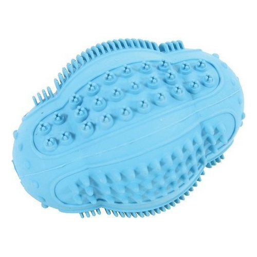 ZOLUX Zabawka dla psa piłka kauczukowa do rugby Dental 8 cm