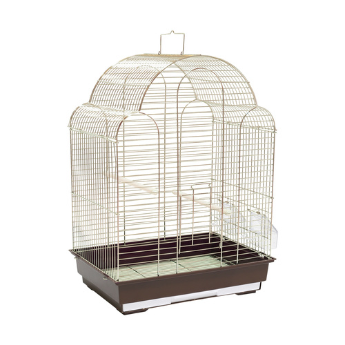 Panama Pet Klatka dla ptaków 42x30x57 cm złoto/brązowa