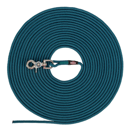 Trixie SMYCZ Linka TRENINGOWA okrągła dla Psa petrol S-M petrol 10m