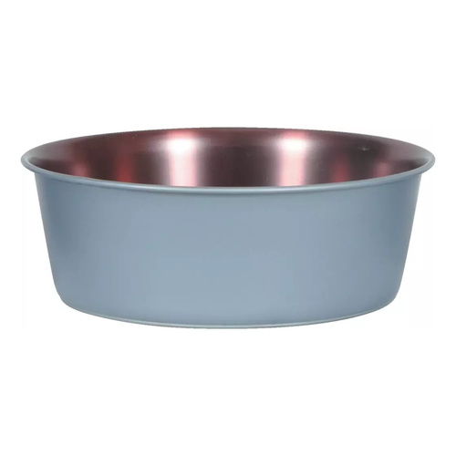 ZOLUX Miska dla psa COPPER 1,9 l szaro stalowo miedziana