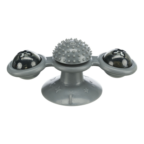 Trixie Window spinner zabawka na przyssawce dla kota TPR z dzwonkiem