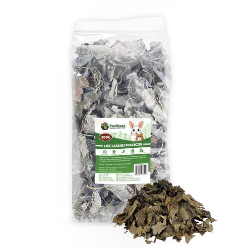 ProHerbs Liść czarnej porzeczki 100g - trawienie, odporność, witaminy!