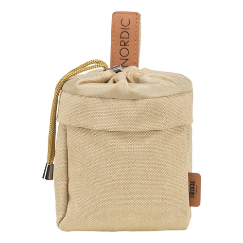 Trixie BE NORDIC, torebka na przysmaki, dla psa, piaskowa, 10 × 14 cm