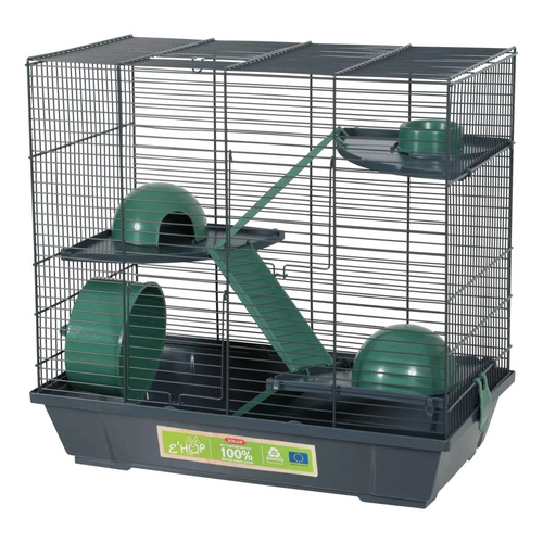 ZOLUX Klatka dla chomika EHOP 50 cm, potrójna, kol. zielony
