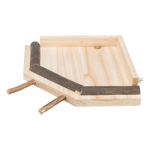 Trixie Półka z grzędami, dla ptaków, 19 x 19 cm