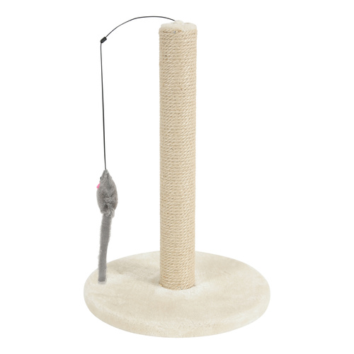 ZOLUX Drapak dla kota sizalowy słupek z zabawką 63 cm kol. beżowy