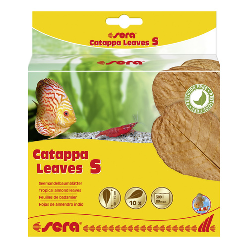Sera Liście migdałecznika - Catappa Leaves S 14 cm 10szt/OPAK