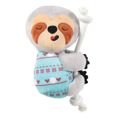 Zolux Zabawka pluszowa dla psa CHIQUITOS leniwiec ze sznurkiem 12x7,7x22,5