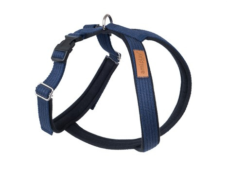 amiplay Szelki regulowane Grand Soft Cotton M max34x49-59cm Granatowy