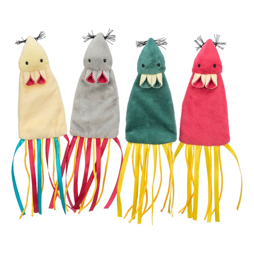 Trixie Myszka, zabawka, dla kota, plusz, 14.5 cm/25 cm, z kocimiętką